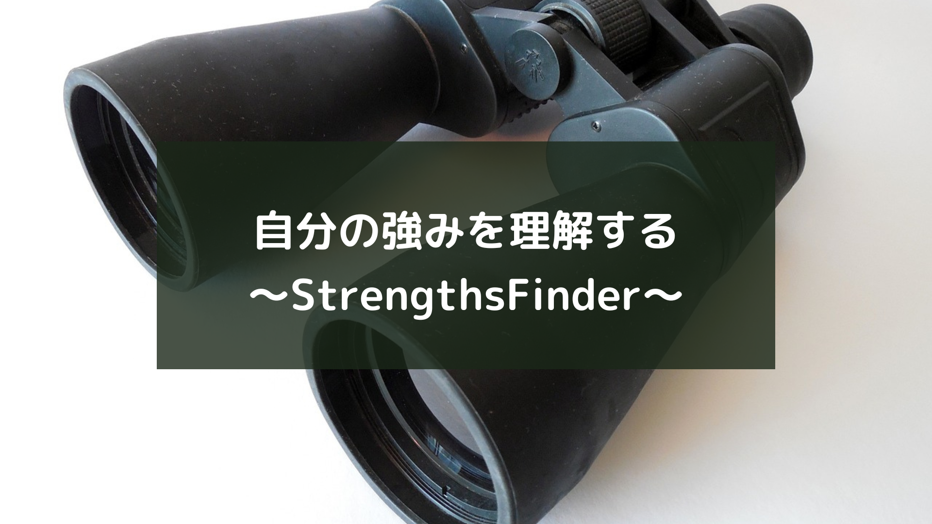 自分の強みを理解する～StrengthsFinder～