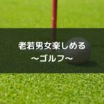 老若男女楽しめる~ゴルフ~