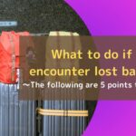 What to do if you encounter lost baggage?
